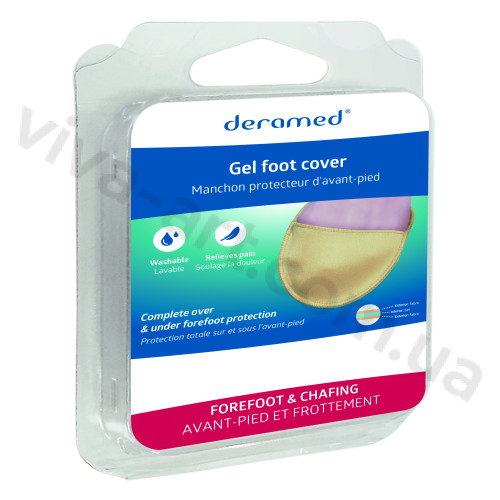 Гелевий захист пальців і плюсни 2 в 1, розмір на вибір, пара.